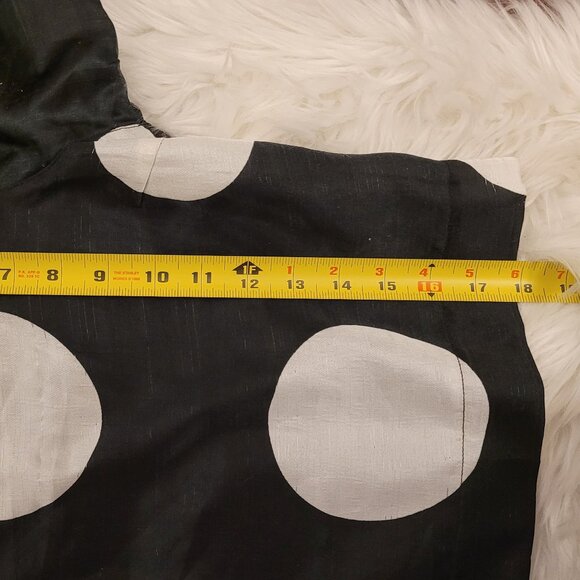 Vera Moda Black and White Crop Top with Puff Sleeves - Picture 11 of 11